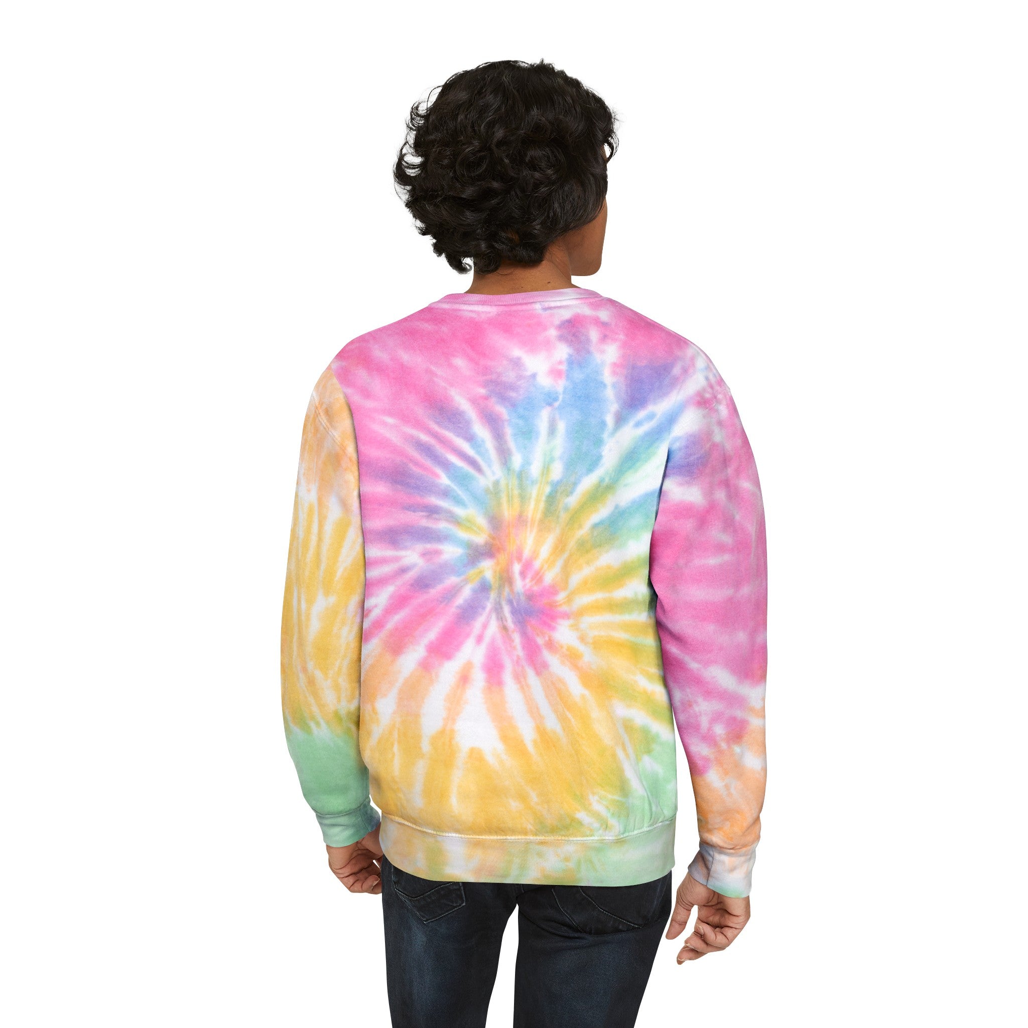 Snow Bunnies Want Mo Money Unisex Tie-Dye Sweatshirt