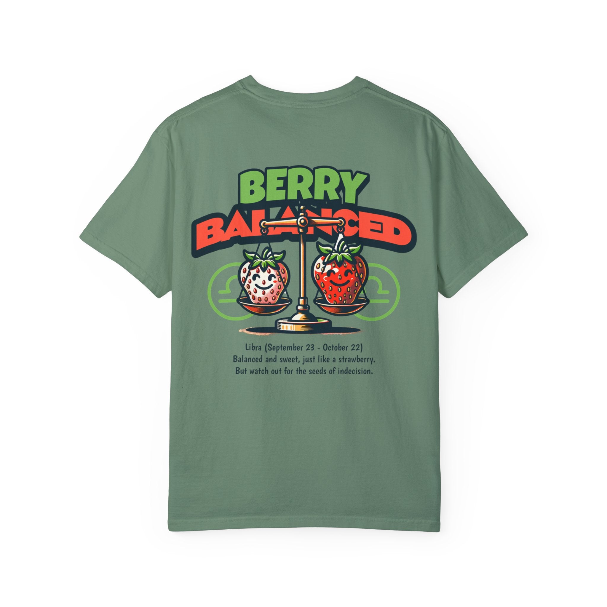 Berry Balanced Unisex Garment-Dyed T-shirt