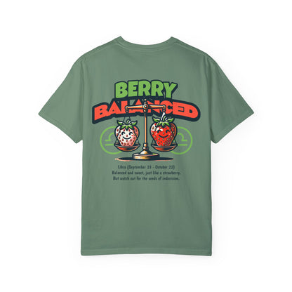 Berry Balanced Unisex Garment-Dyed T-shirt