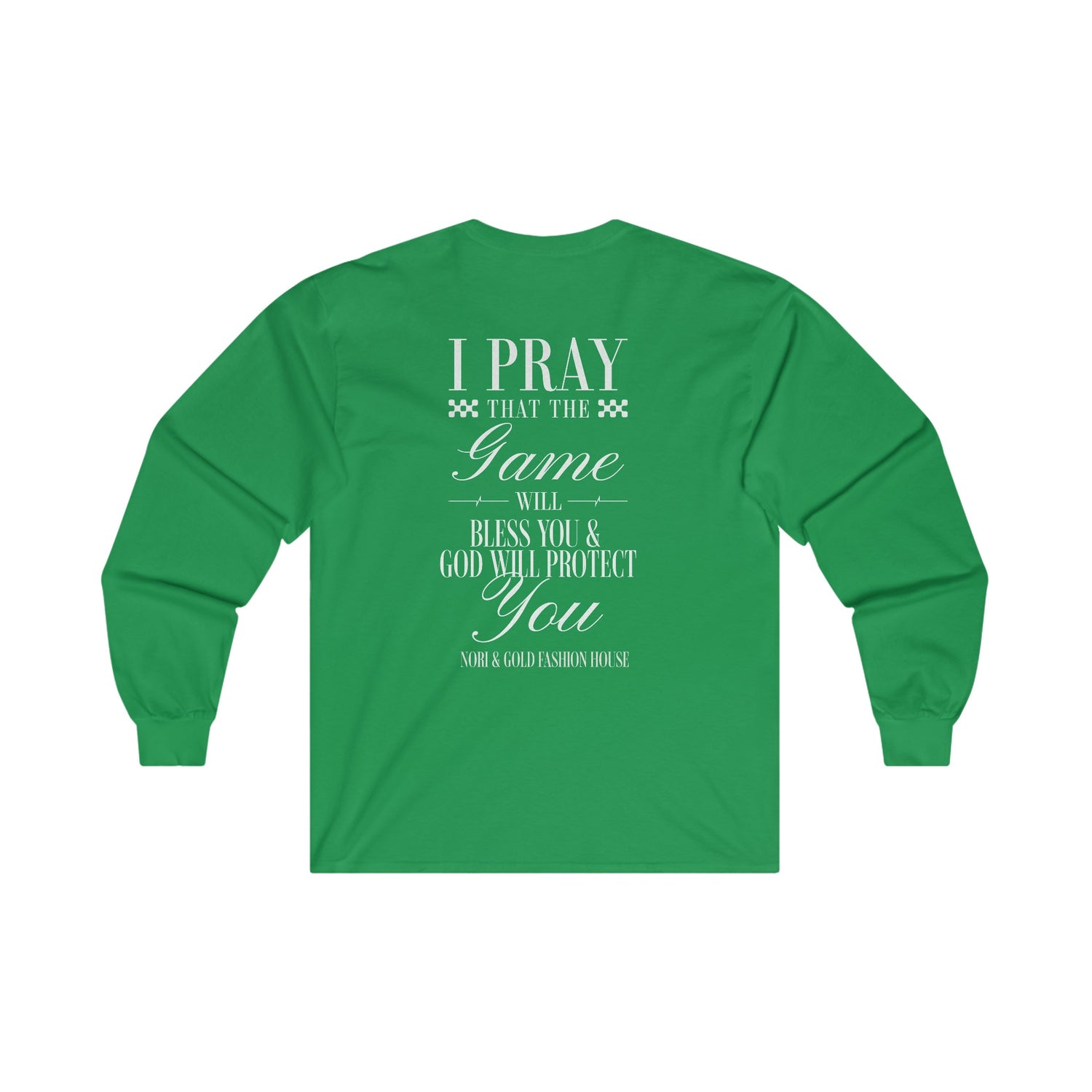 Game Bless God Protects Unisex Ultra Cotton Long Sleeve Tee