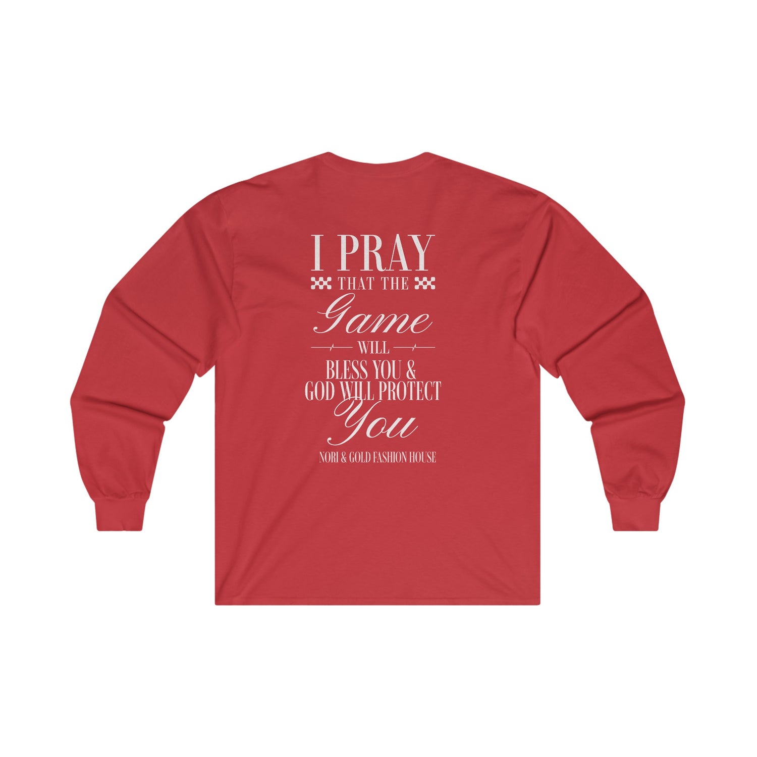 Game Bless God Protects Unisex Ultra Cotton Long Sleeve Tee