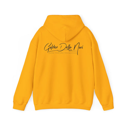 Golden Della Nori Unisex Heavy Blend™ Hooded Author Sweatshirt