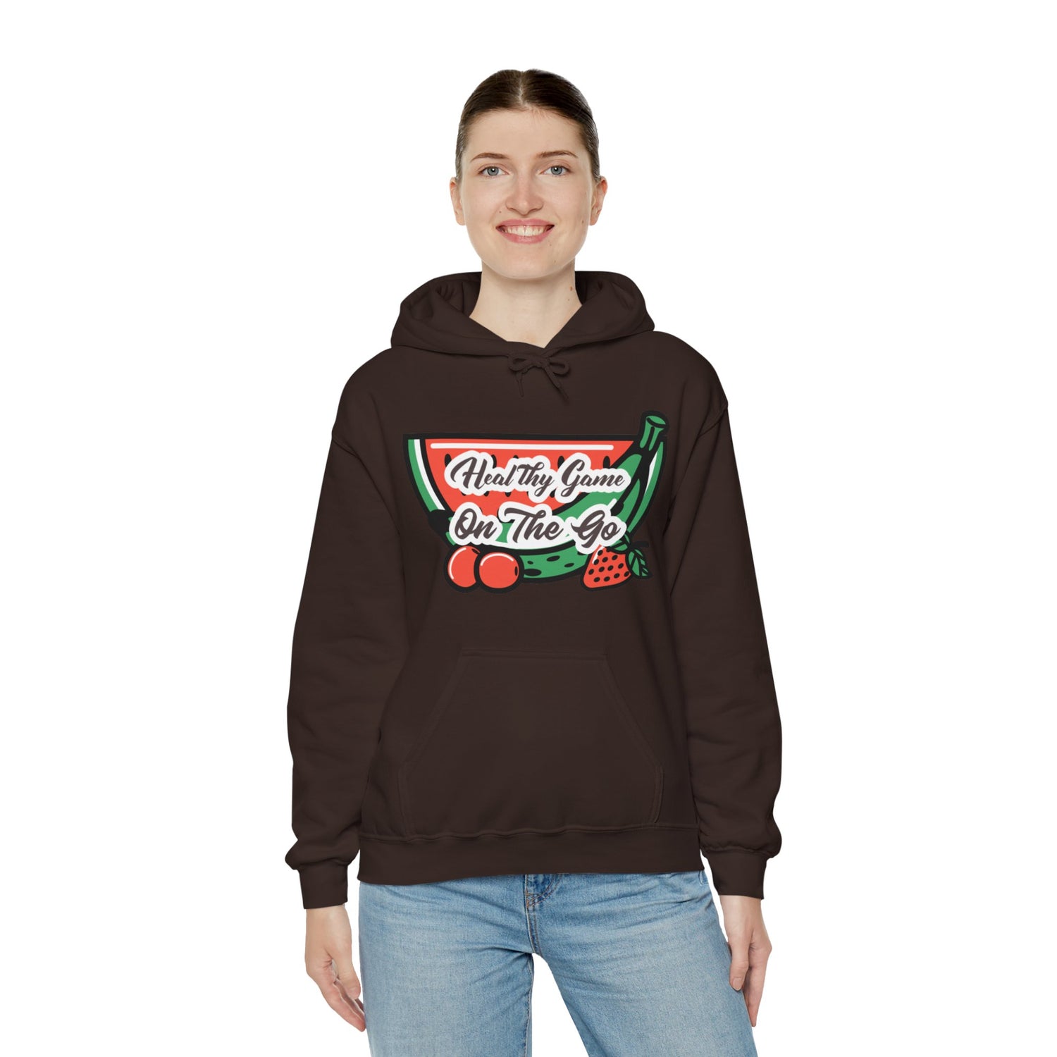 Healthy Game On The Go Unisex Heavy Blend™ Hooded Sweatshirt