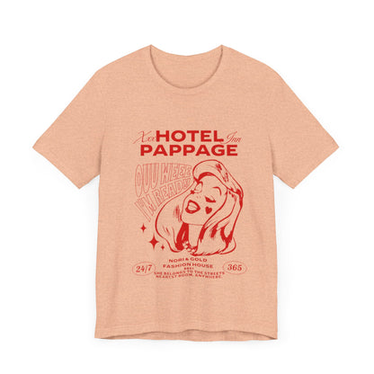 Hotel Pappage Unisex Jersey Short Sleeve Tee