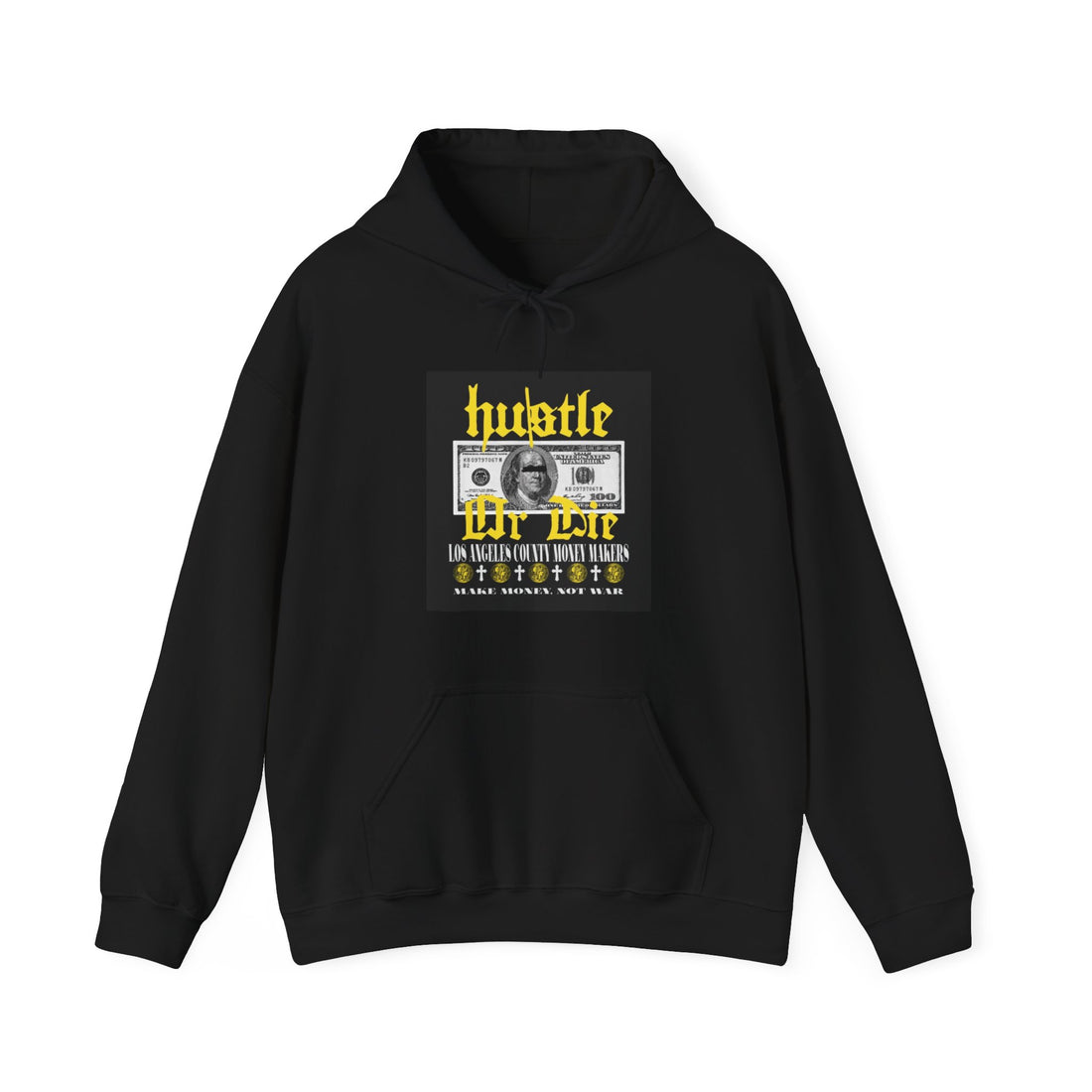 Hustle Or Die Unisex Heavy Blend™ Hooded Sweatshirt