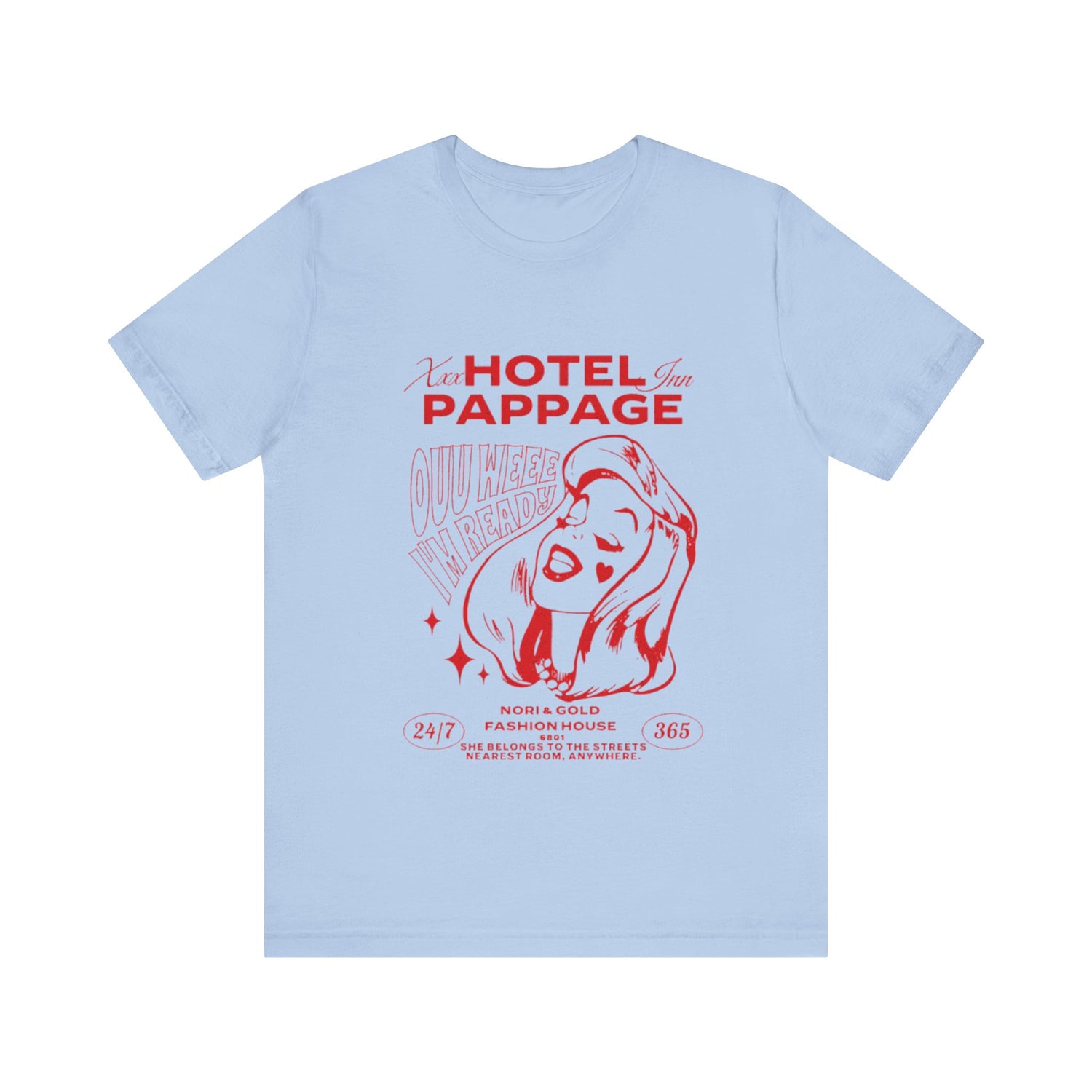 Hotel Pappage Unisex Jersey Short Sleeve Tee