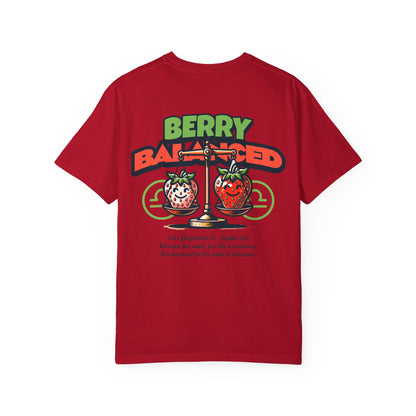 Berry Balanced Unisex Garment-Dyed T-shirt