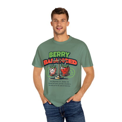 Berry Balanced Unisex Garment-Dyed T-shirt