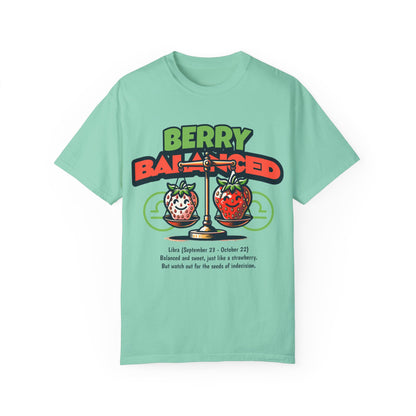 Berry Balanced Unisex Garment-Dyed T-shirt