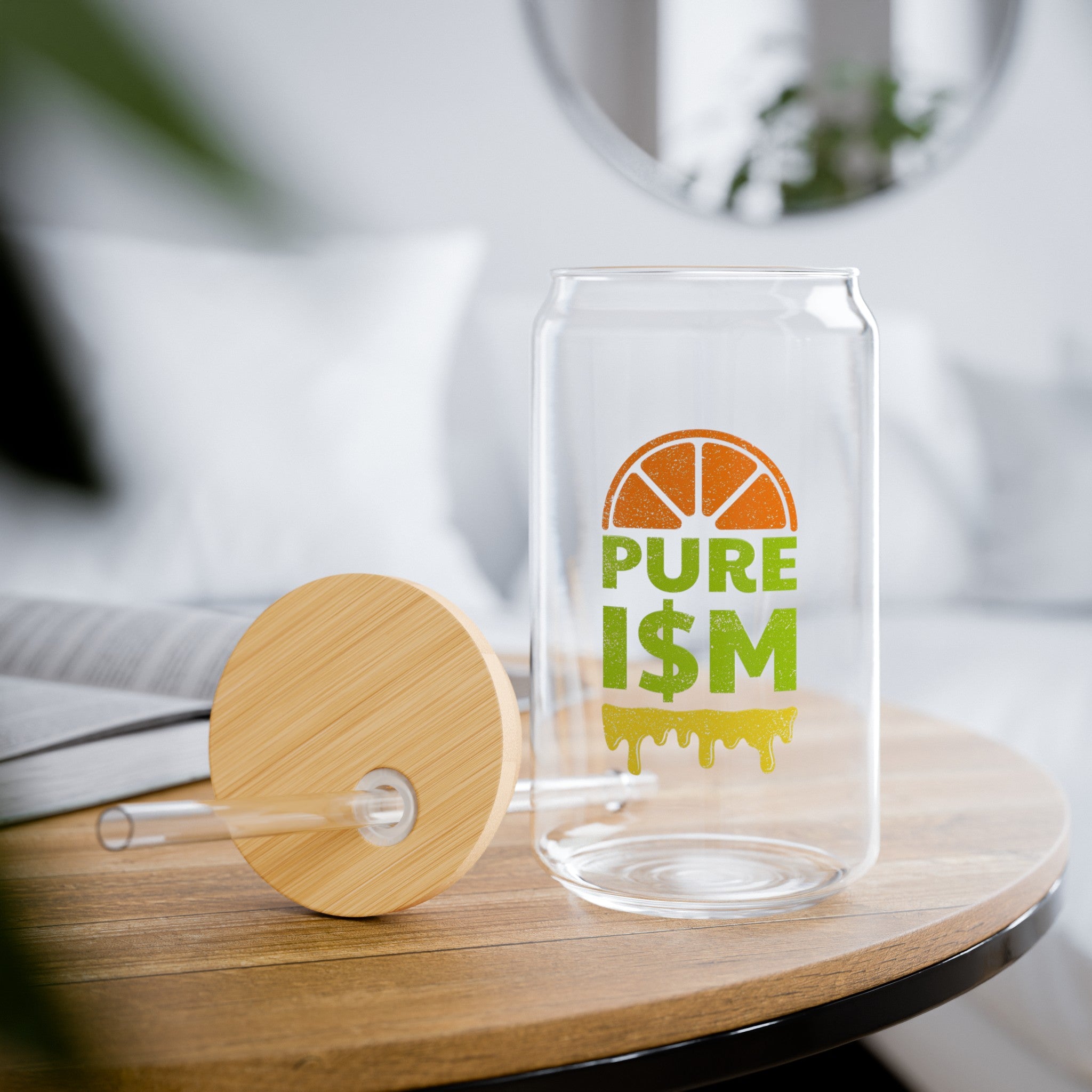 Pure I$m Sipper Glass, 16oz