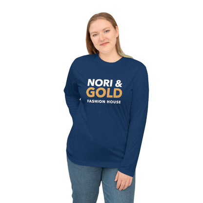 Nori &amp; Gold Everyday Unisex Performance Long Sleeve Shirt