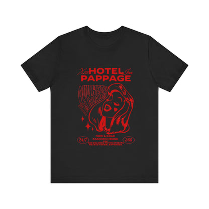 Hotel Pappage Unisex Jersey Short Sleeve Tee