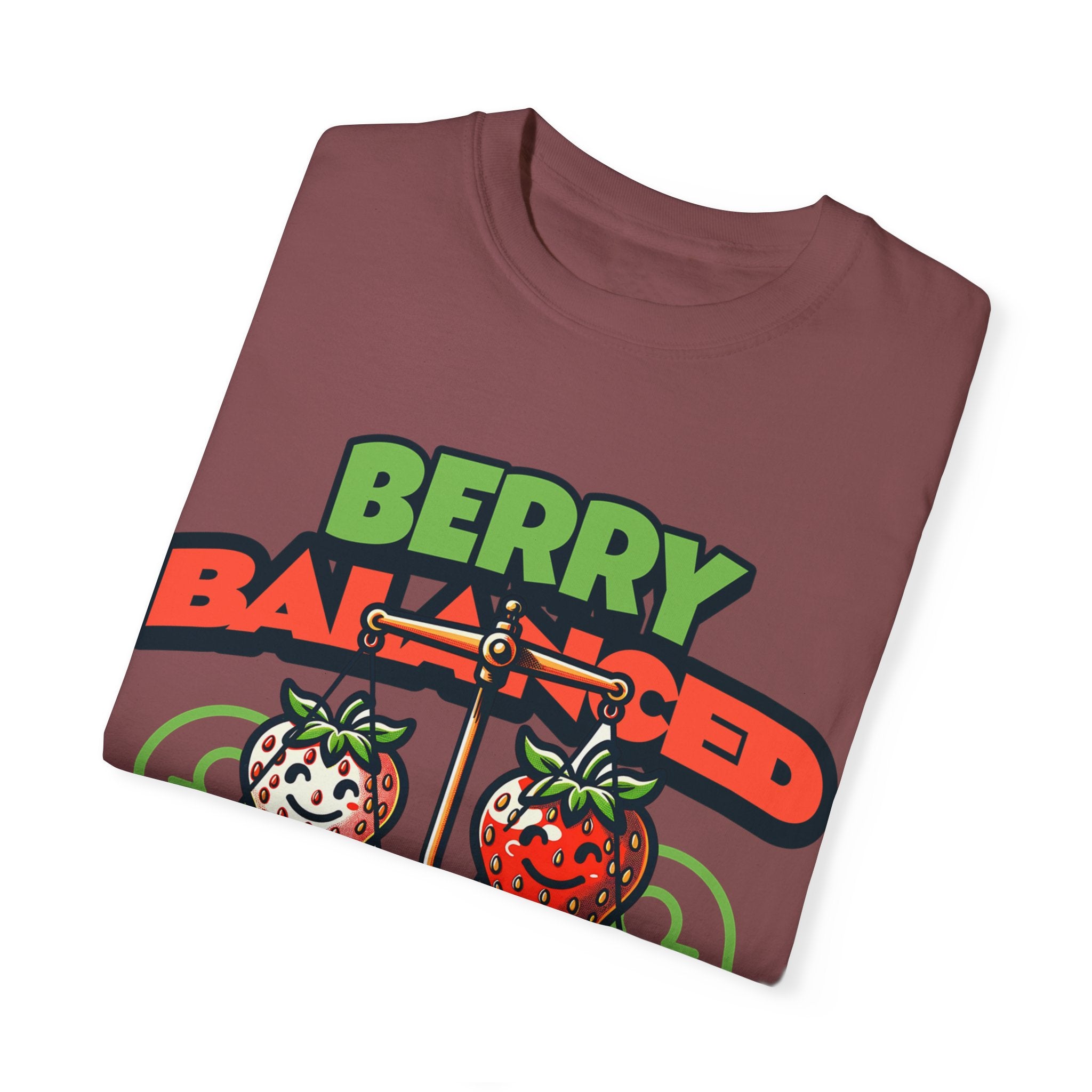 Berry Balanced Unisex Garment-Dyed T-shirt