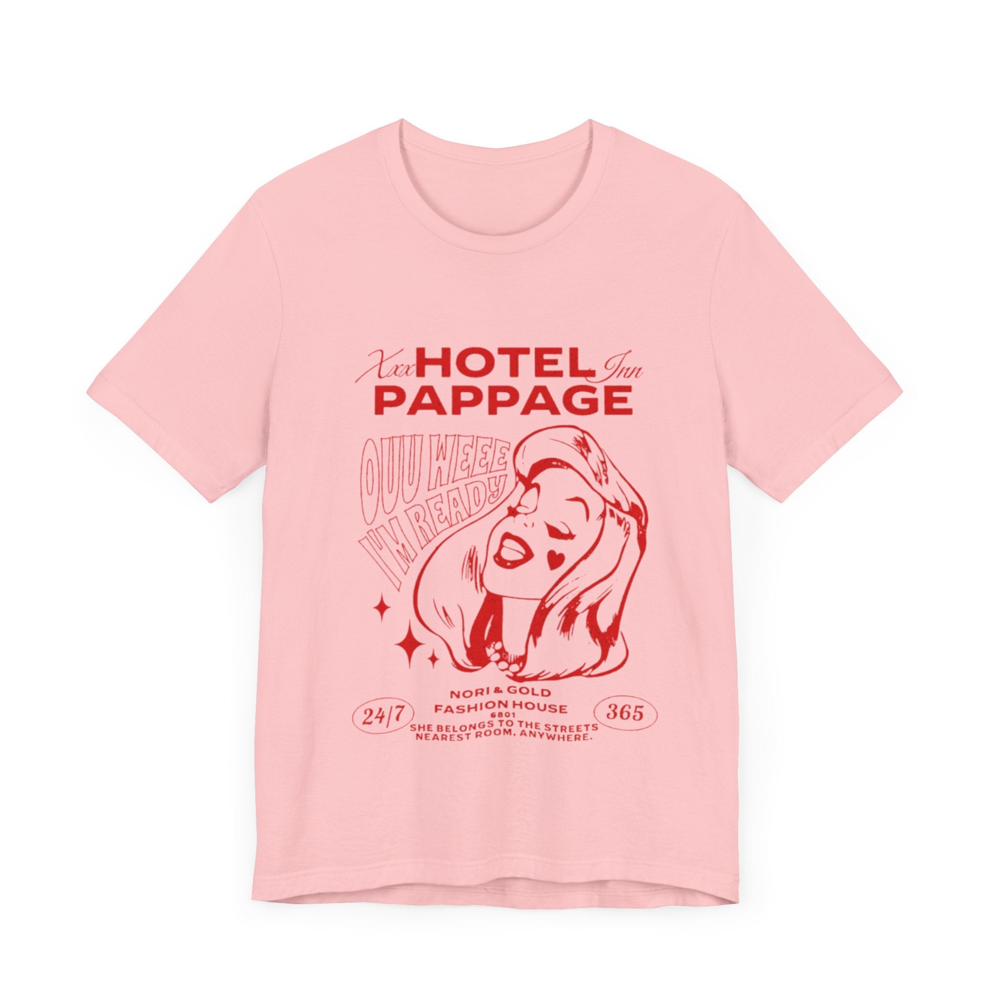 Hotel Pappage Unisex Jersey Short Sleeve Tee