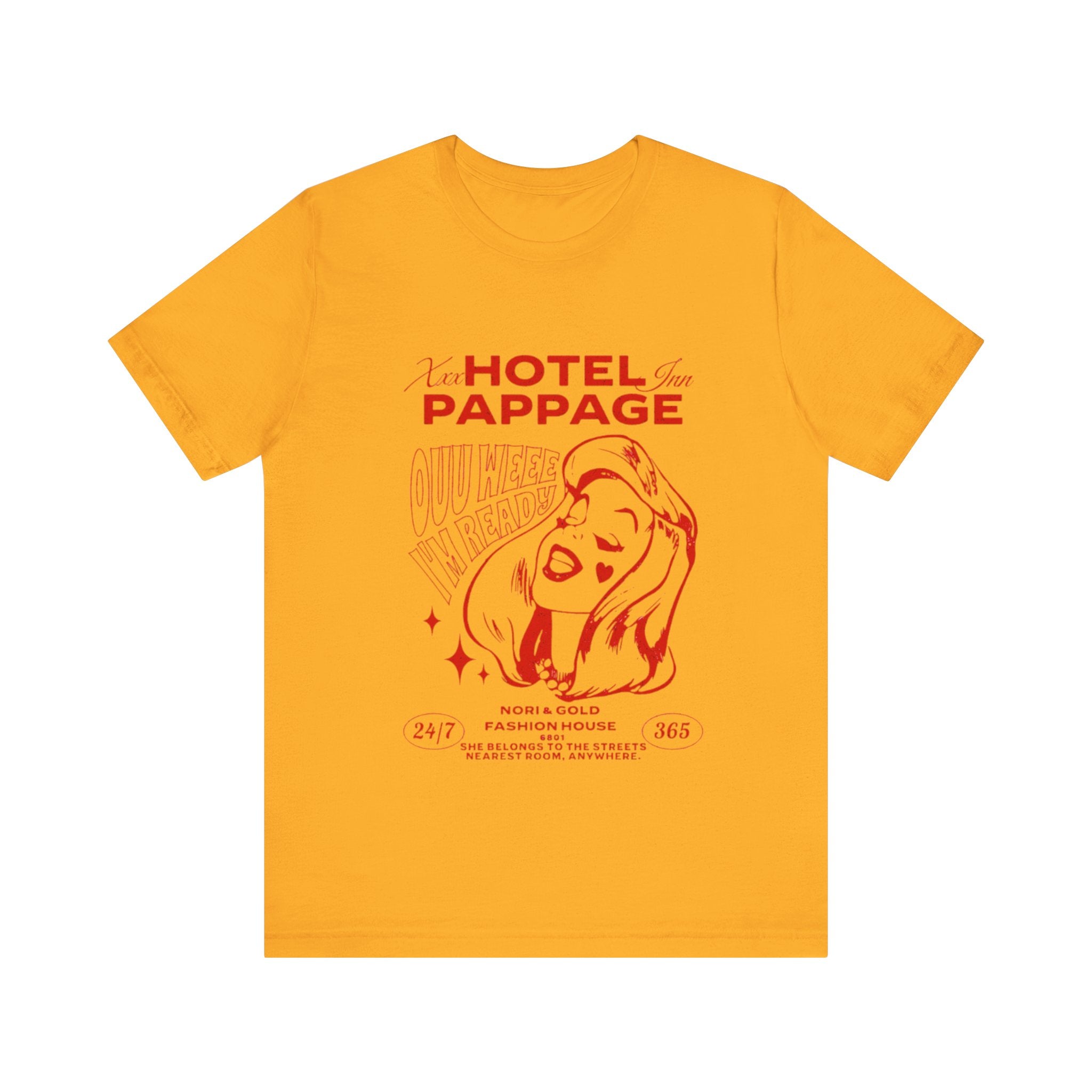 Hotel Pappage Unisex Jersey Short Sleeve Tee