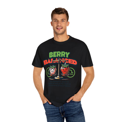 Berry Balanced Unisex Garment-Dyed T-shirt