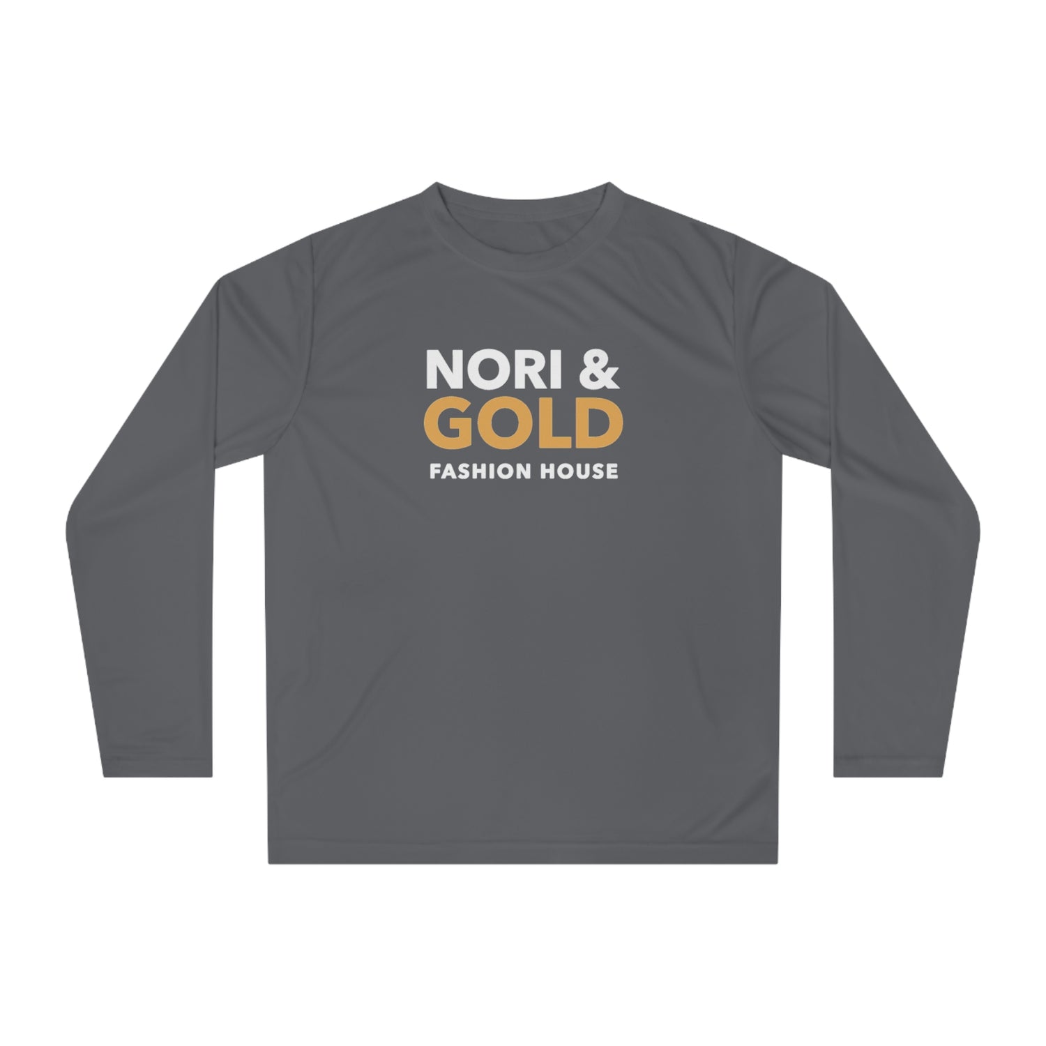 Nori &amp; Gold Everyday Unisex Performance Long Sleeve Shirt