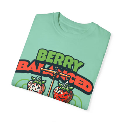 Berry Balanced Unisex Garment-Dyed T-shirt