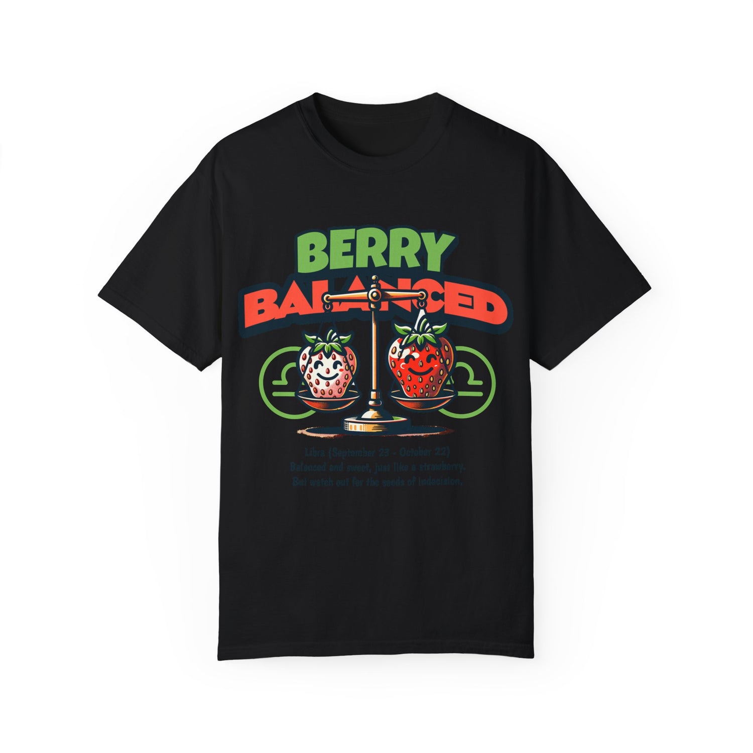 Berry Balanced Unisex Garment-Dyed T-shirt