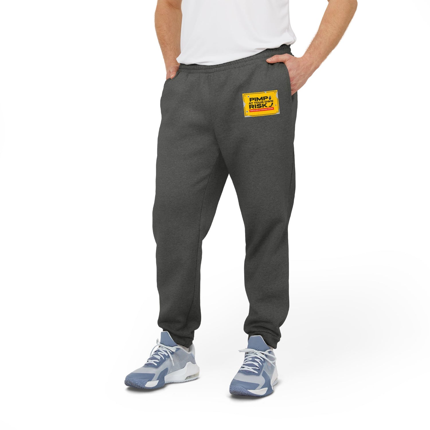 Pimp At Your Own Risk adidas Unisex Fleece Joggers