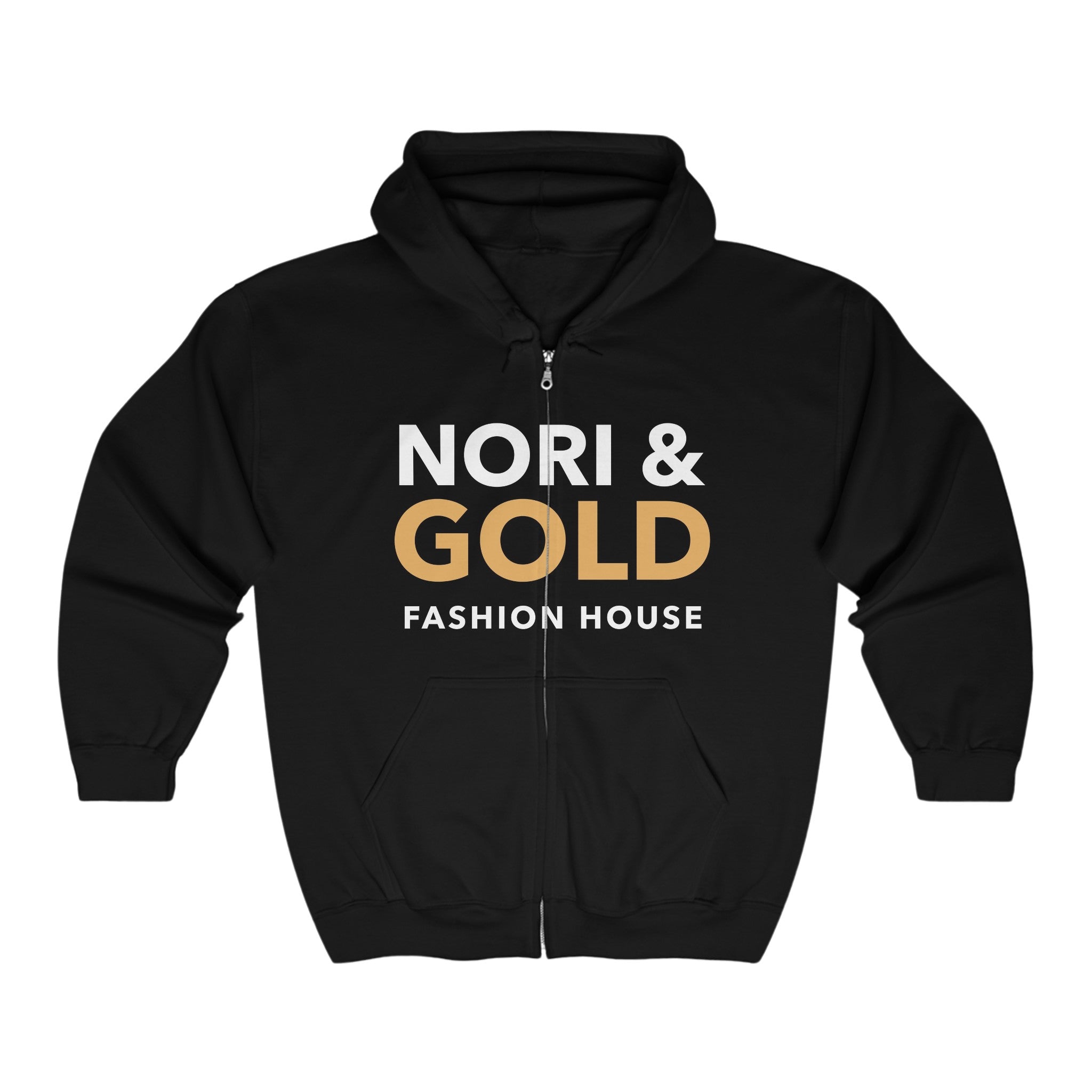 Nori &amp; Gold Everyday Unisex Heavy Blend™ Full Zip Hooded Sweatshirt