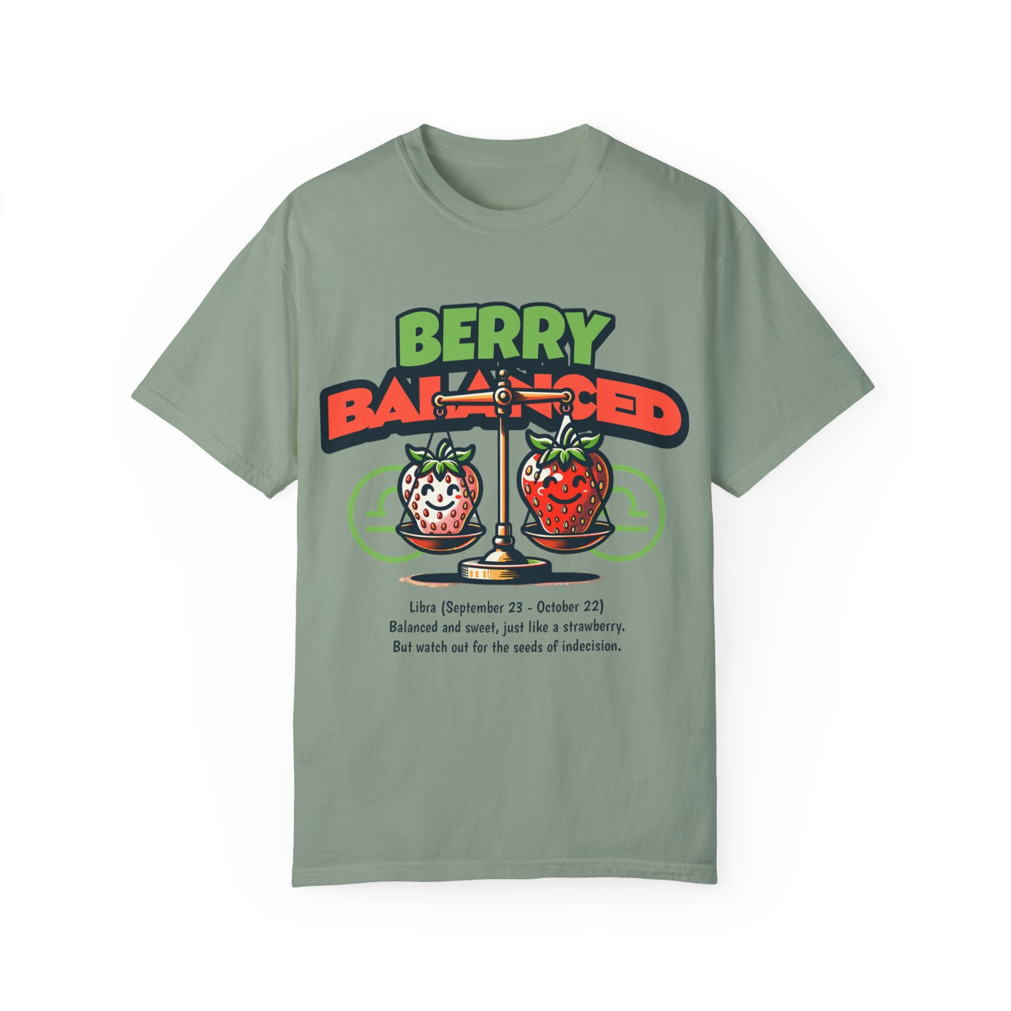 Berry Balanced Unisex Garment-Dyed T-shirt