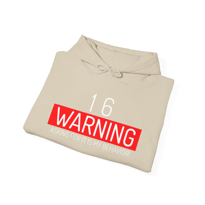 16 Warning Unisex Heavy Blend™ Hooded Sweatshirt