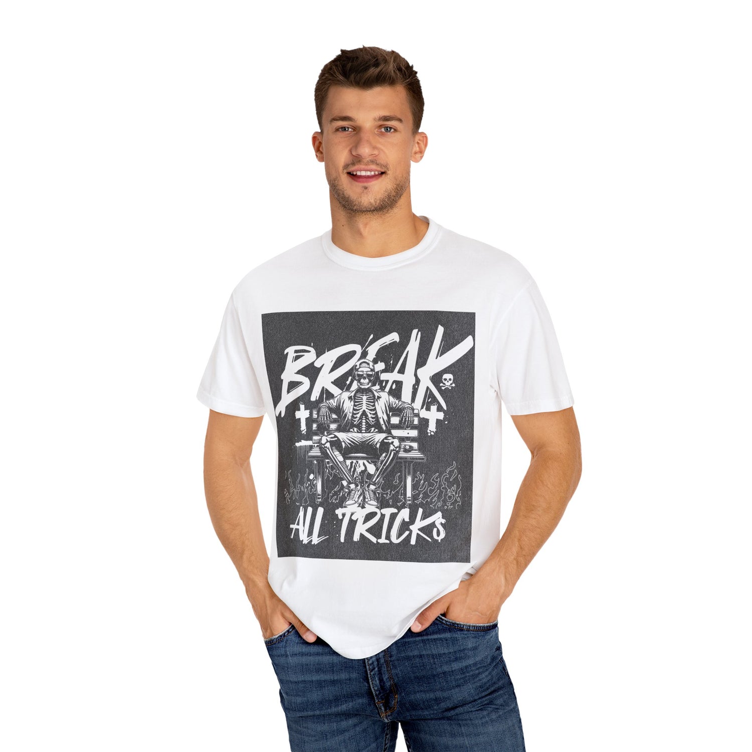 Break All Tricks Unisex Garment-Dyed T-shirt