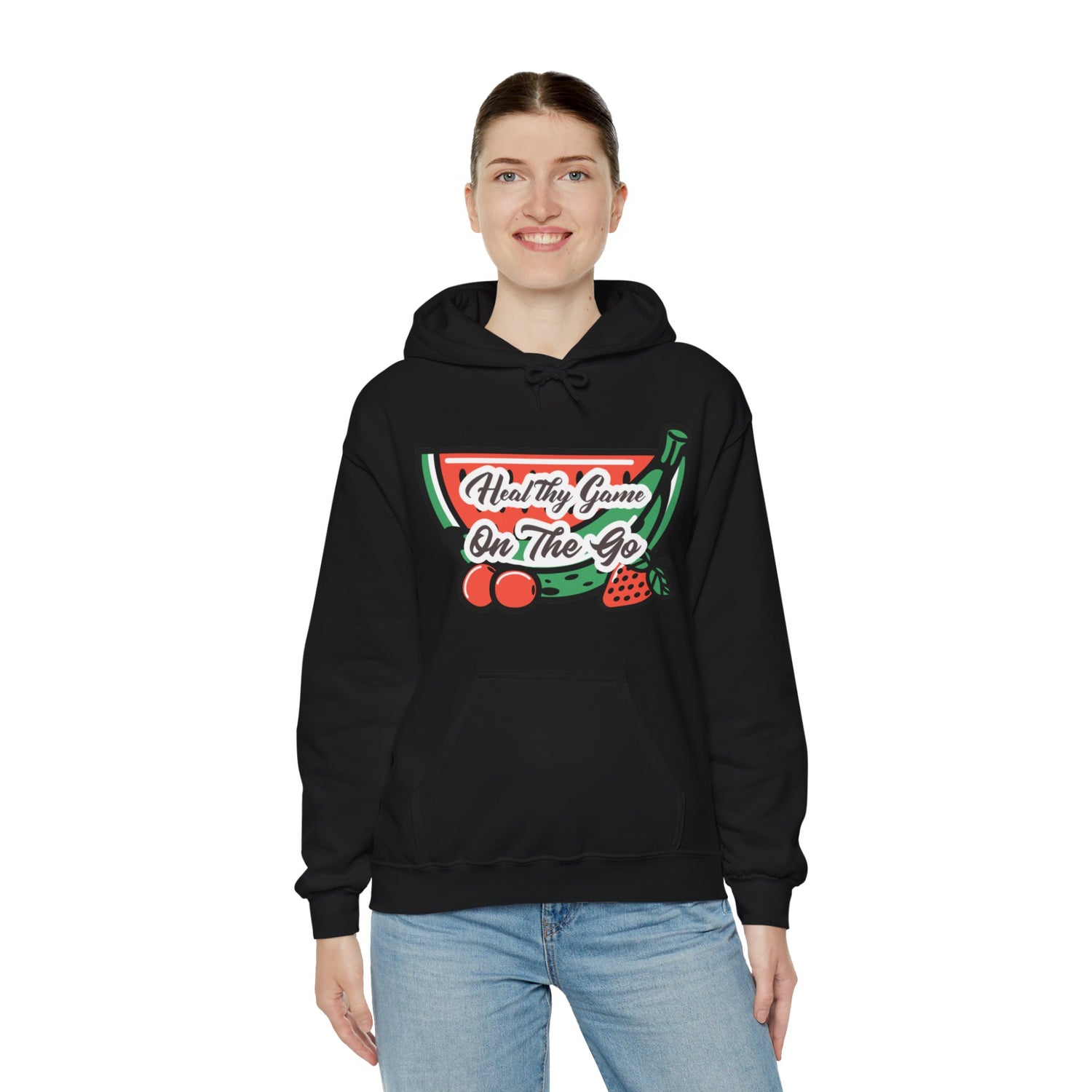 Healthy Game On The Go Unisex Heavy Blend™ Hooded Sweatshirt