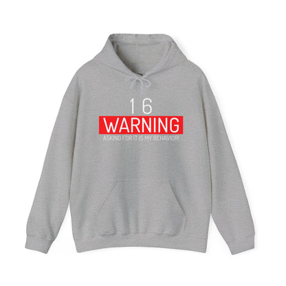 16 Warning Unisex Heavy Blend™ Hooded Sweatshirt